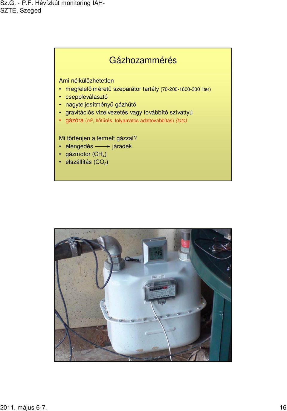 vízelvezetés vagy továbbító szivattyú gázóra (m 3, hőtűrés, folyamatos adattovábbítás)