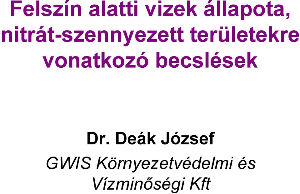 vonatkozó becslések Dr.