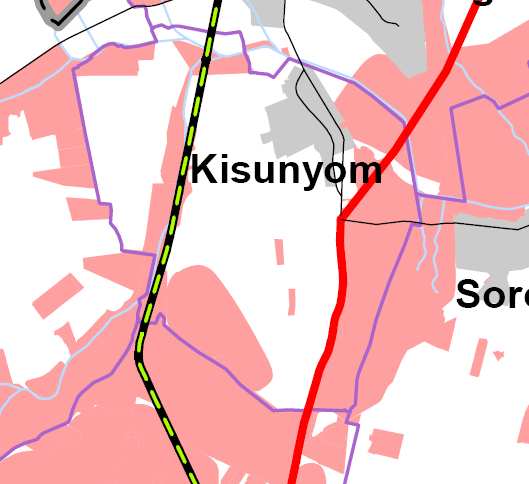 Kisunyom község településrendezési eszközeinek módosítás. július 0.