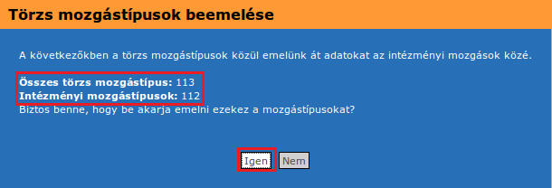 Ezen a felületen be lehet állítani, hogy szeretnénk-e, hogy a rendszer szigorú számadású bizonylatot nyomtasson különféle eszköz mozgások rögzítése esetén.