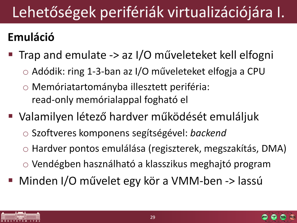 Tipikusan valami nagyon elterjedt hardvert emulálnak, amihez biztos van minden