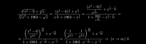 3.55.. 3.56.. 3.57.. 3.58.. 3.59.. 3.60.. 3.61. Megoldás: Helyettesítsük -et -val. Ekkor és Ha, akkor, tehát 3.62. Megoldás: helyettesítés alkalmazásával 3.63.. 3.64.. 3.65.