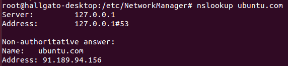 Ubuntu Desktop NetworkManager Dnsmasq