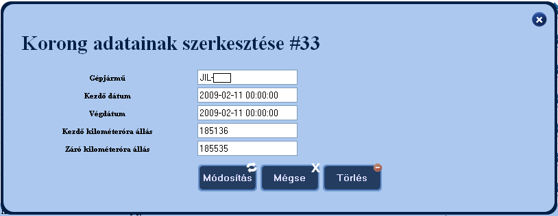 Ha ikonra a bal egérgombbal klikkelünk, akkor megjelenik az eredeti korong képe,