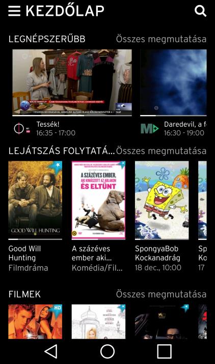 ) A bejelentkezést követően My UPC profil fiókja automatikusan összerendelődik a Horizon Go mobilalkalmazással, illetve otthoni UPC Mediabox vagy CI+ készülékeivel.