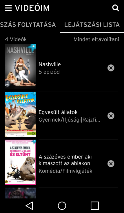A Video On Demand és Channel On Demand tartalmak elérhetősége függ a meglévő digitális kábeltelevízió előfizetés mellé társított kiegészítő szolgáltatások meglététől, illetve a szolgáltatás