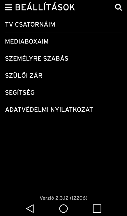 Hogyan tudom beállítani a gyerekzár funkciót a Horizon Go szolgáltatáson (mobilalkalmazás útján)?