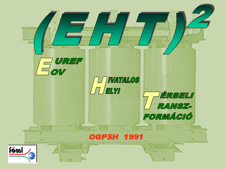 elhelyezett 12 db referenciaállomás terve 2001-ben elindult OROS