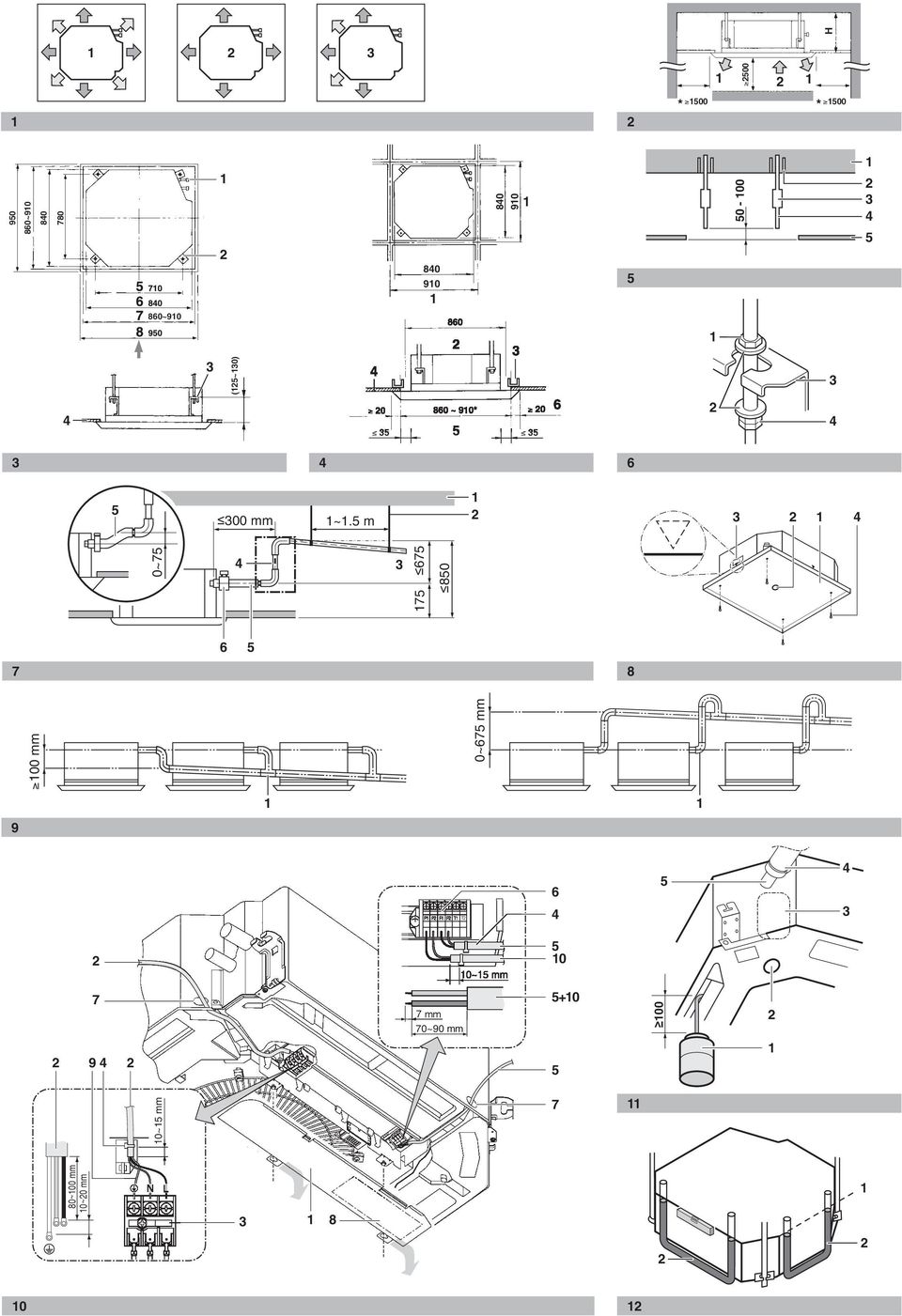 m 8 0~7 7 7 80 7 8 9 00 mm 0~7 mm 9 0
