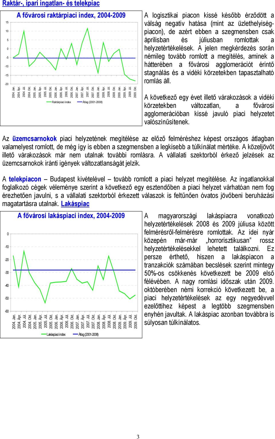 A jelen megkérdezés során némileg tovább romlott a megítélés, aminek a hátterében a fővárosi agglomerációt érintő stagnálás és a vidéki körzetekben tapasztalható romlás áll.