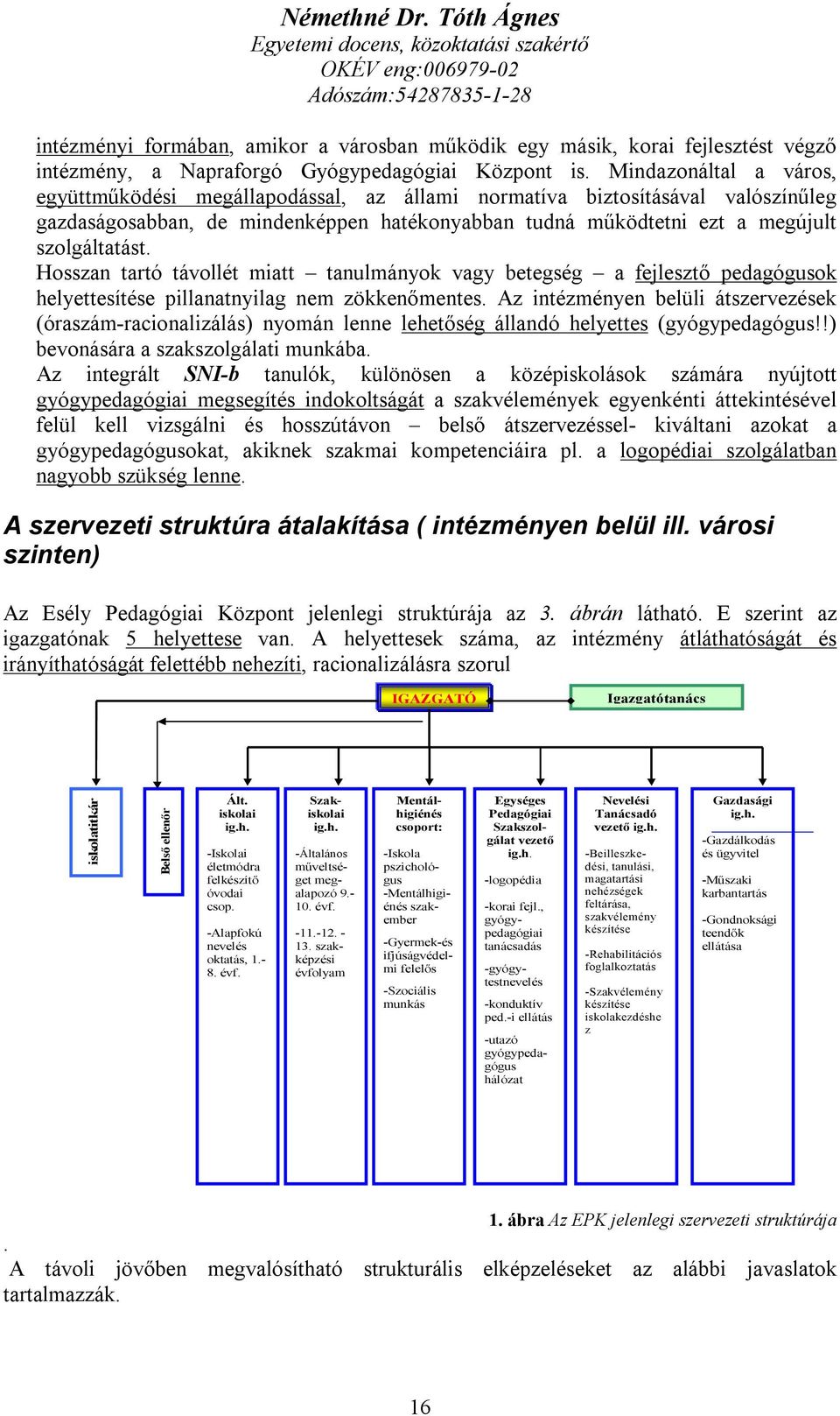 Hosszan tartó távollét miatt tanulmányok vagy betegség a fejlesztő pedagógusok helyettesítése pillanatnyilag nem zökkenőmentes.