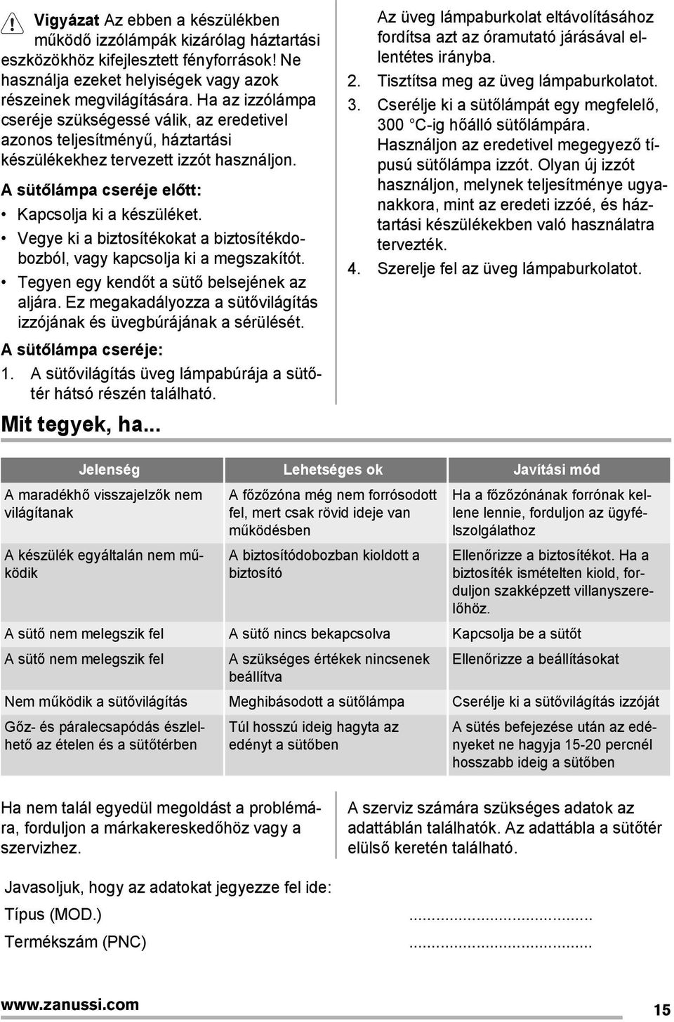 Vegye ki a biztosítékokat a biztosítékdobozból, vagy kapcsolja ki a megszakítót. Tegyen egy kendőt a sütő belsejének az aljára.