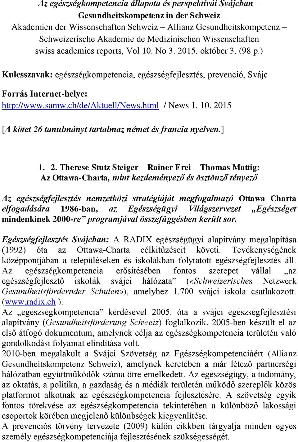ch/de/aktuell/news.html / News 1. 10. 20