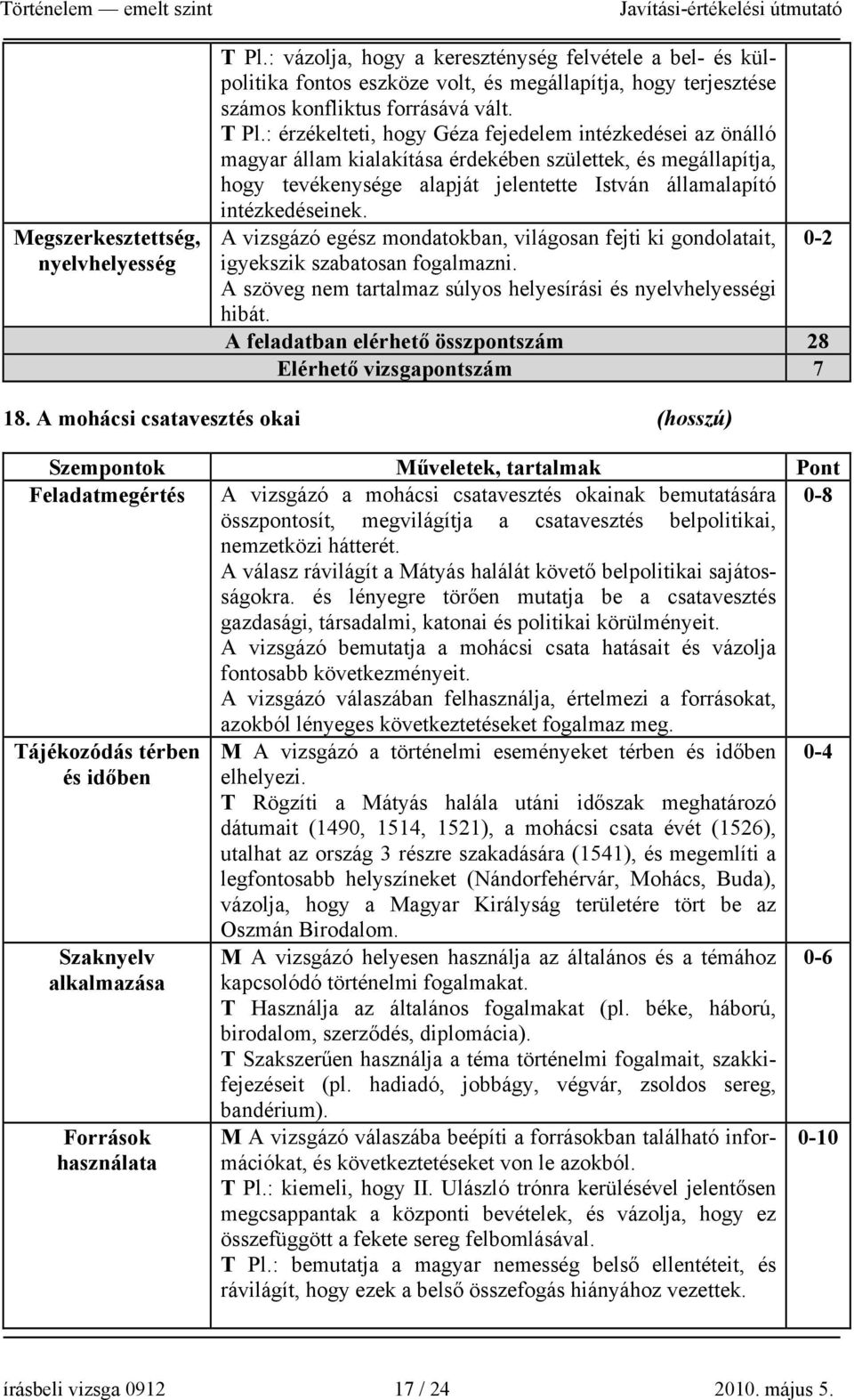 : érzékelteti, hogy Géza fejedelem intézkedései az önálló magyar állam kialakítása érdekében születtek, és megállapítja, hogy tevékenysége alapját jelentette István államalapító intézkedéseinek.