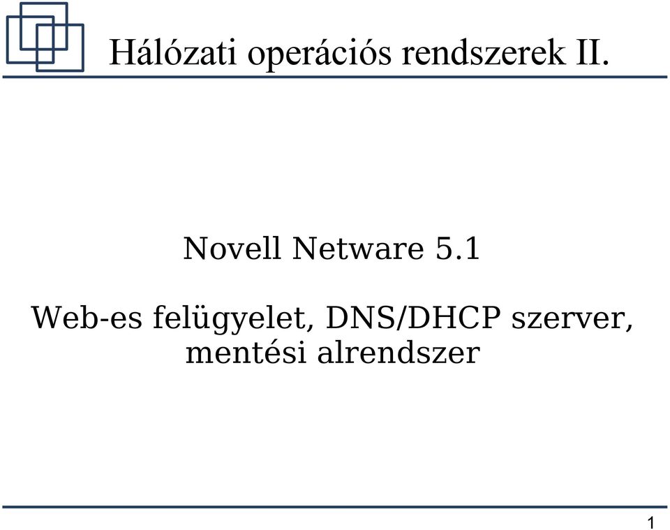 Novell Netware 5.