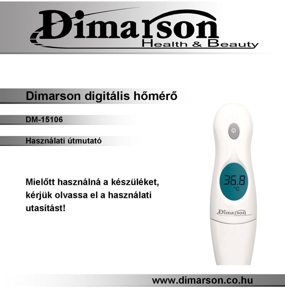 Dimarson digitális hőmérő - PDF Free Download