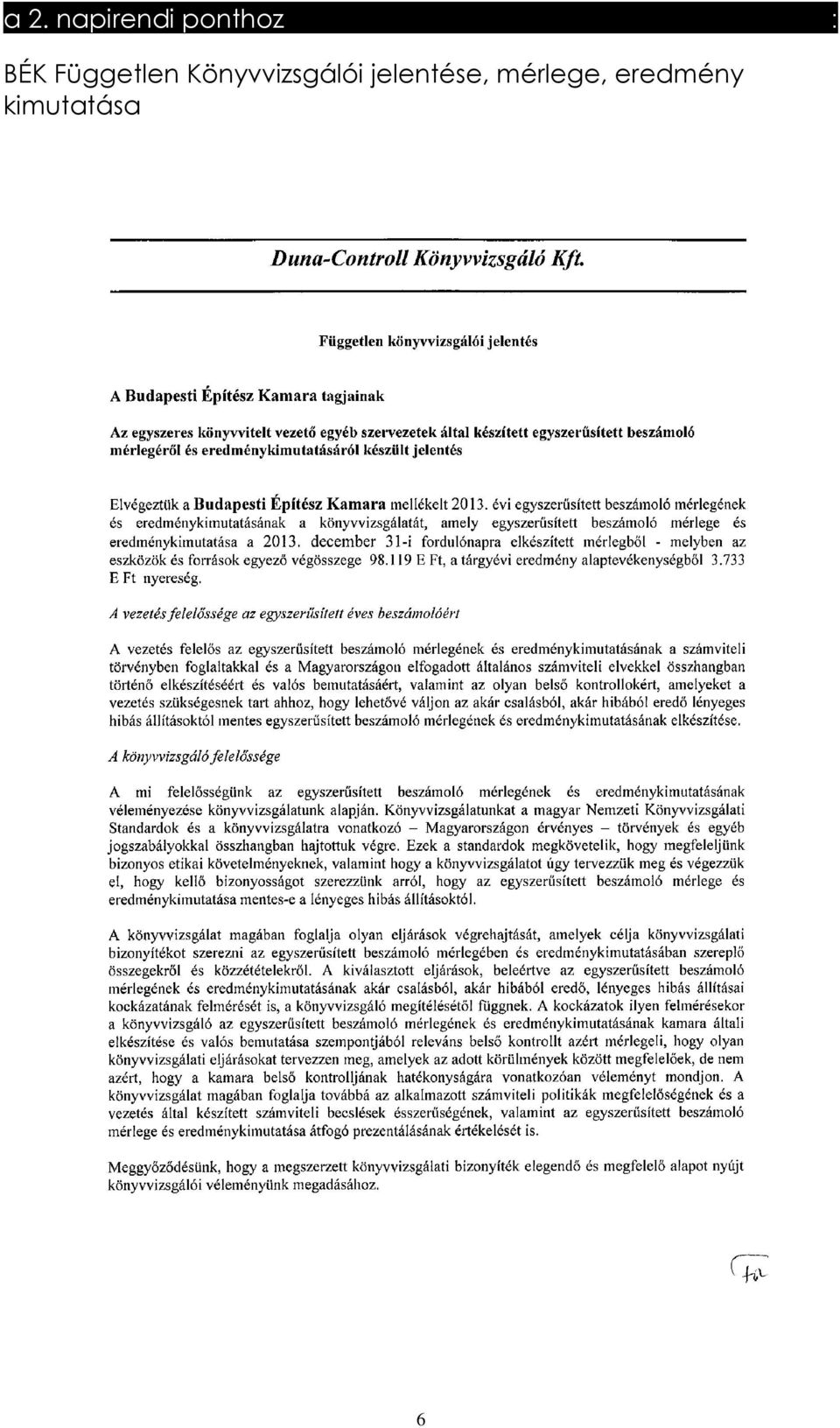 Könyvvizsgálói