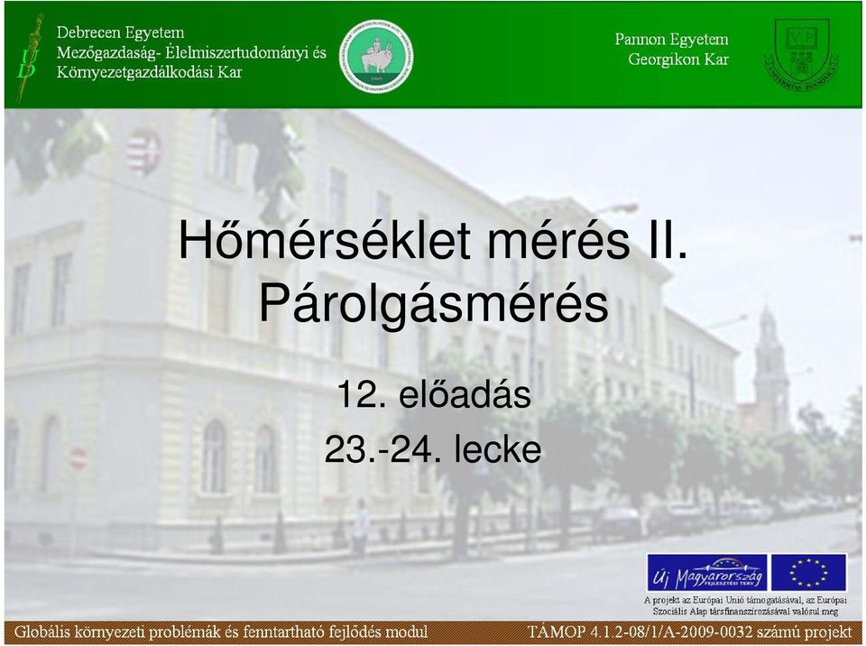 Párolgásmérés