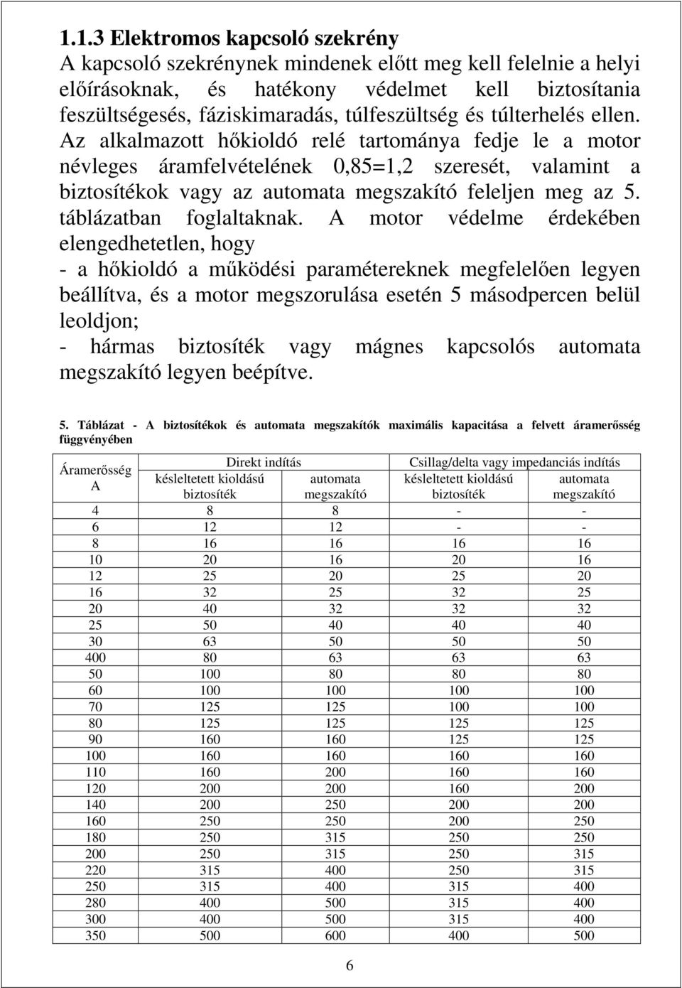 táblázatban foglaltaknak.