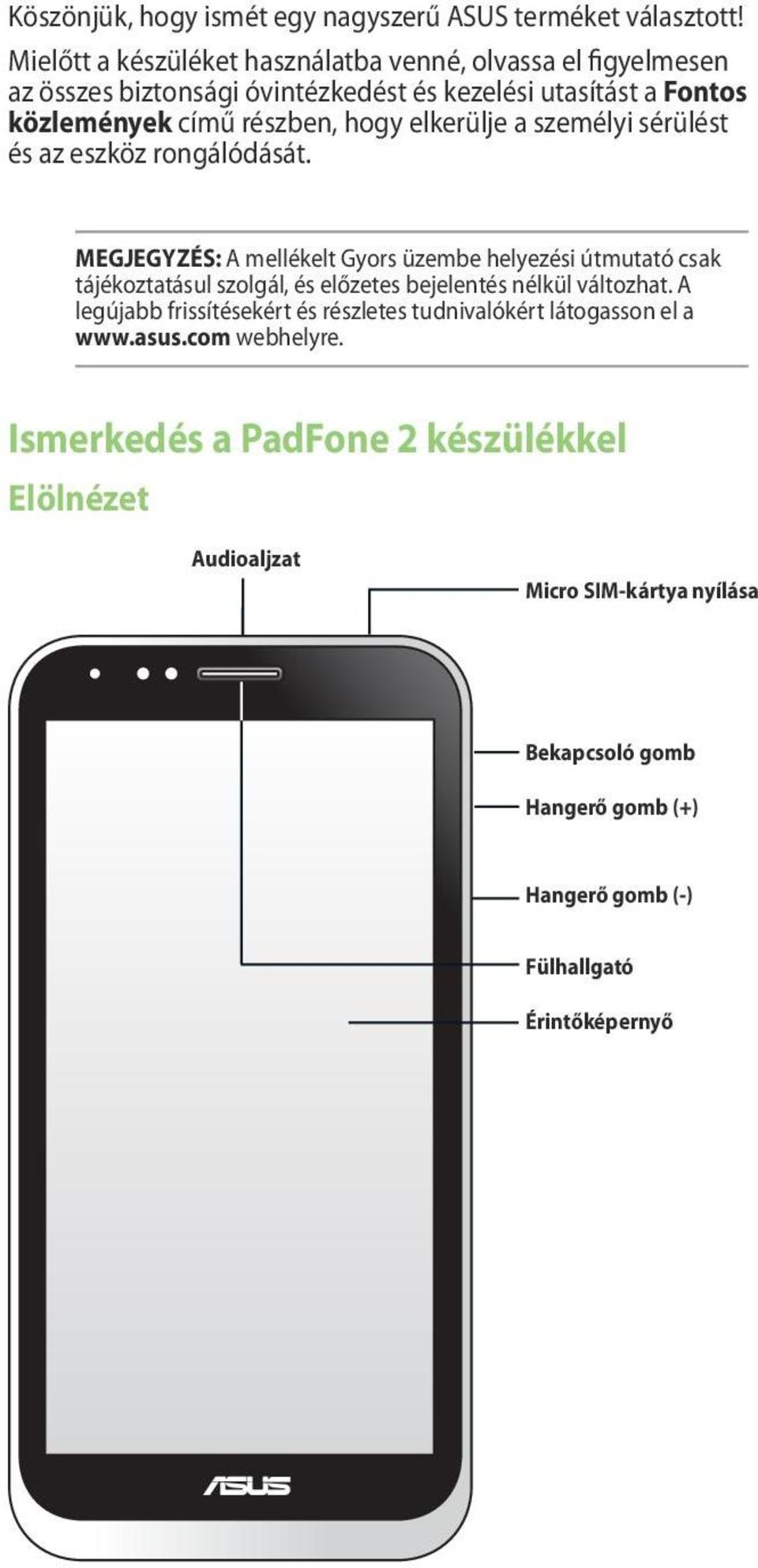 elkerülje a személyi sérülést és az eszköz rongálódását.