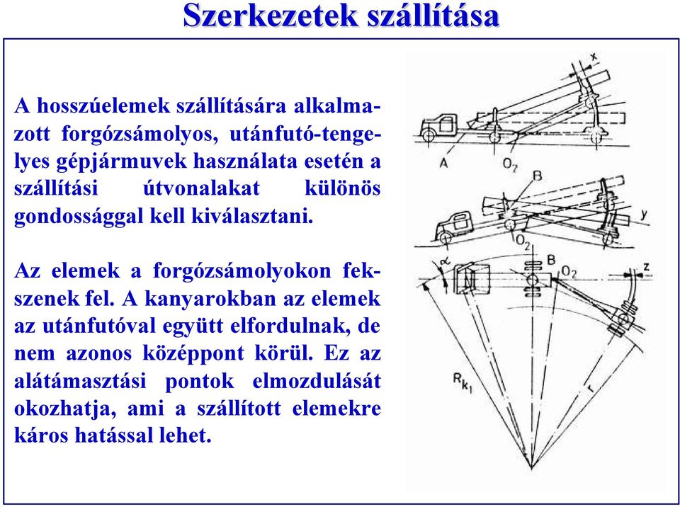 Az elemek a forgózsámolyokon fekszenek fel.