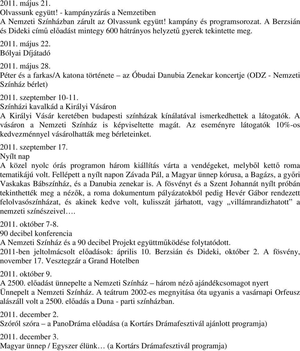 Péter és a farkas/a katona története az Óbudai Danubia Zenekar koncertje (ODZ - Nemzeti Színház bérlet) 2011. szeptember 10-11.