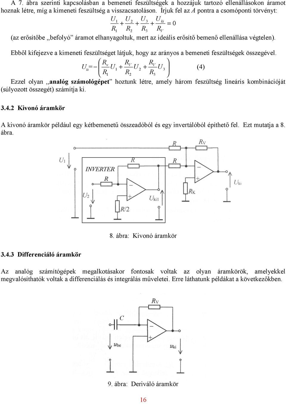 Műveleti erősítők alapkapcsolásai A Miller-effektus - PDF Free Download