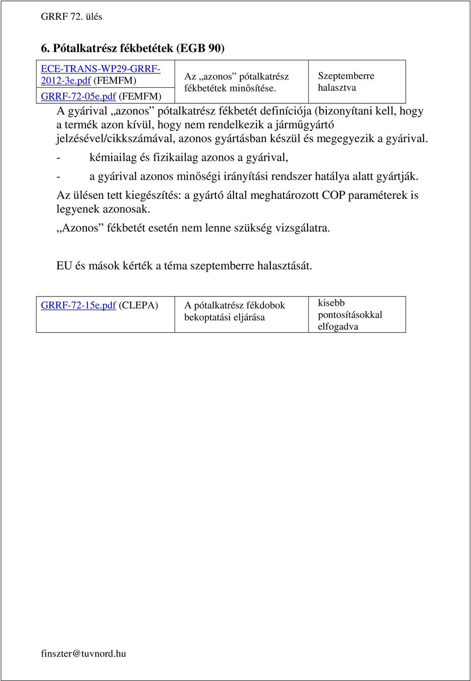 gyártásban készül és megegyezik a gyárival. - kémiailag és fizikailag azonos a gyárival, - a gyárival azonos minőségi irányítási rendszer hatálya alatt gyártják.