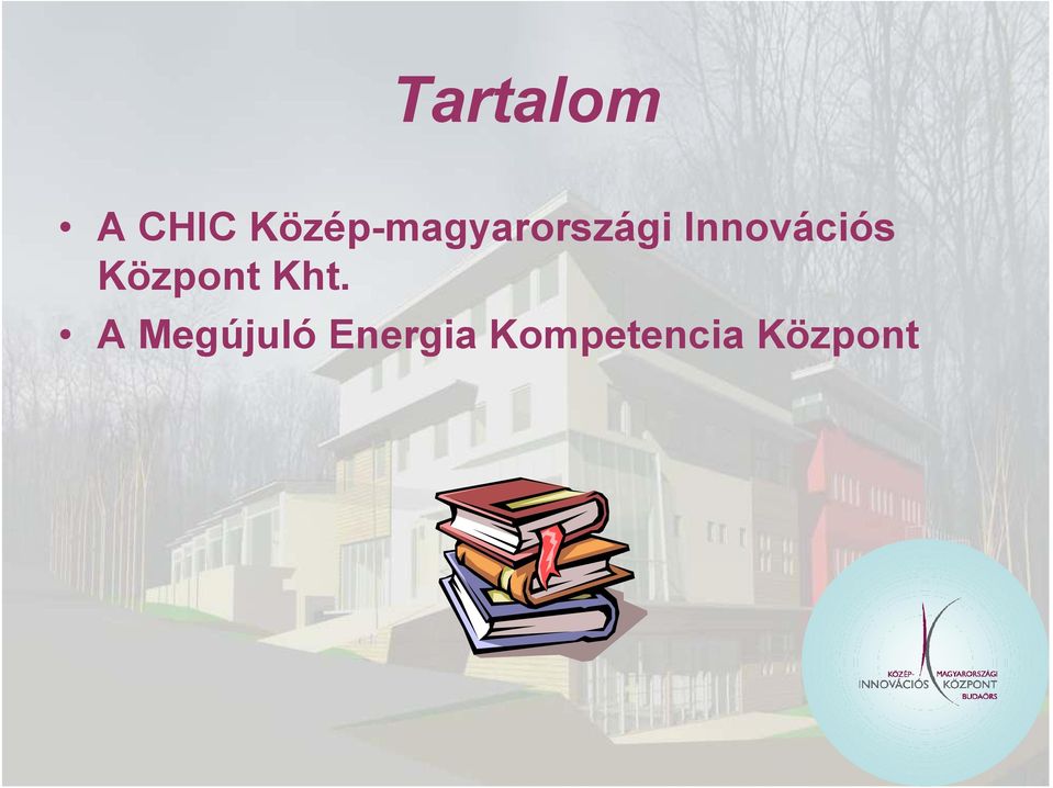 Innovációs Központ Kht.