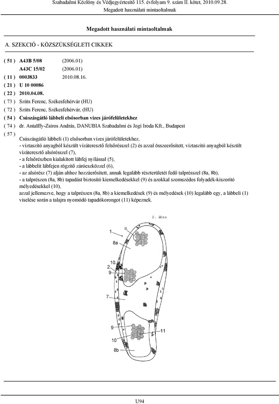 Antalffy-Zsiros András, DANUBIA Szabadalmi és Jogi Iroda Kft.