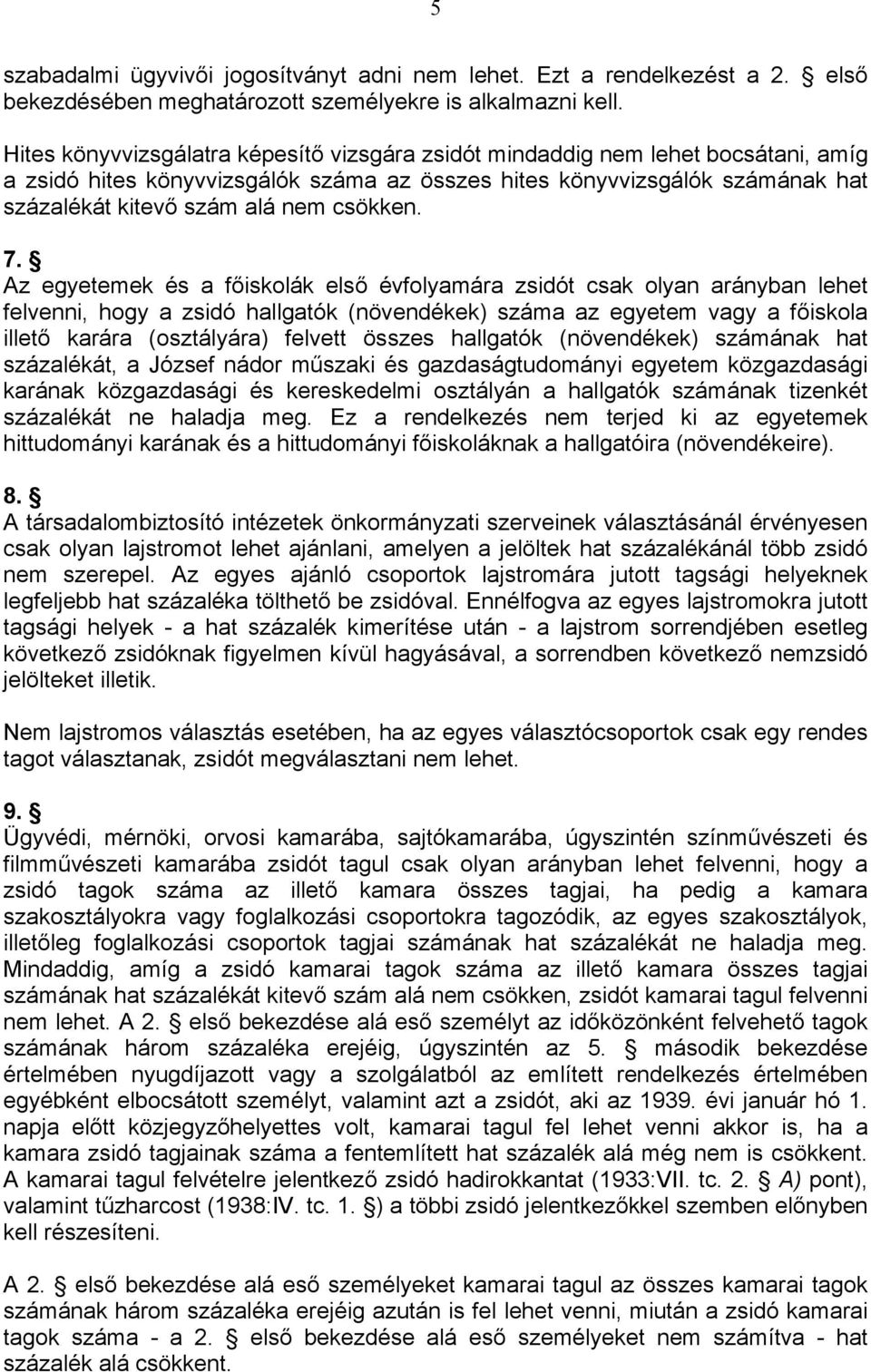 csökken. 7.