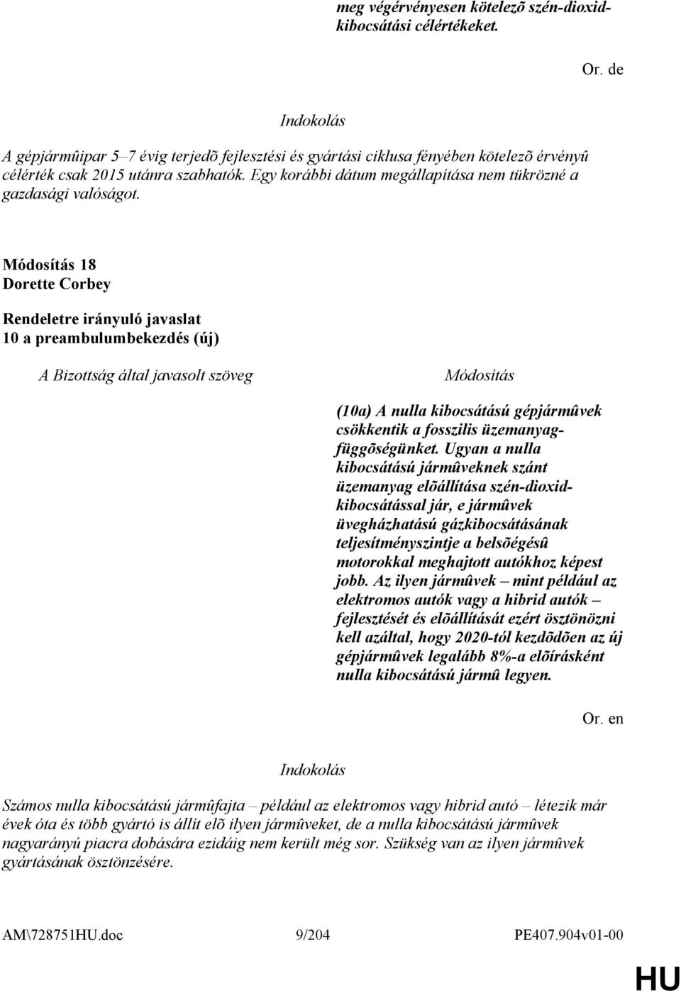 Ugyan a nulla kibocsátású jármûveknek szánt üzemanyag elõállítása szén-dioxidkibocsátással jár, e jármûvek üvegházhatású gázkibocsátásának teljesítményszintje a belsõégésû motorokkal meghajtott