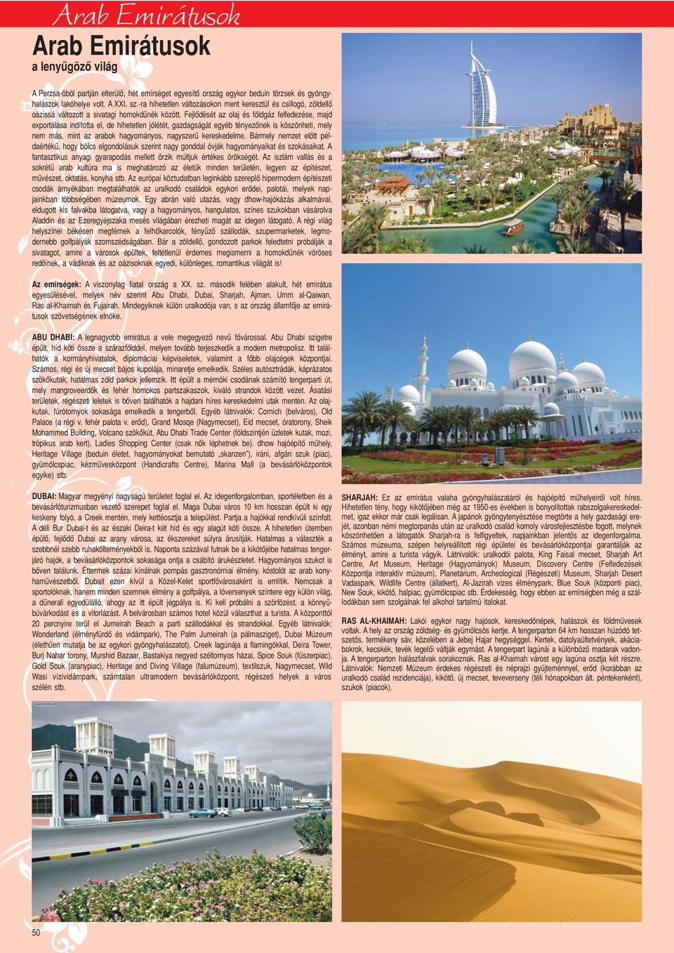 Arab Emirátusok. a lenyûgözô világ - PDF Free Download