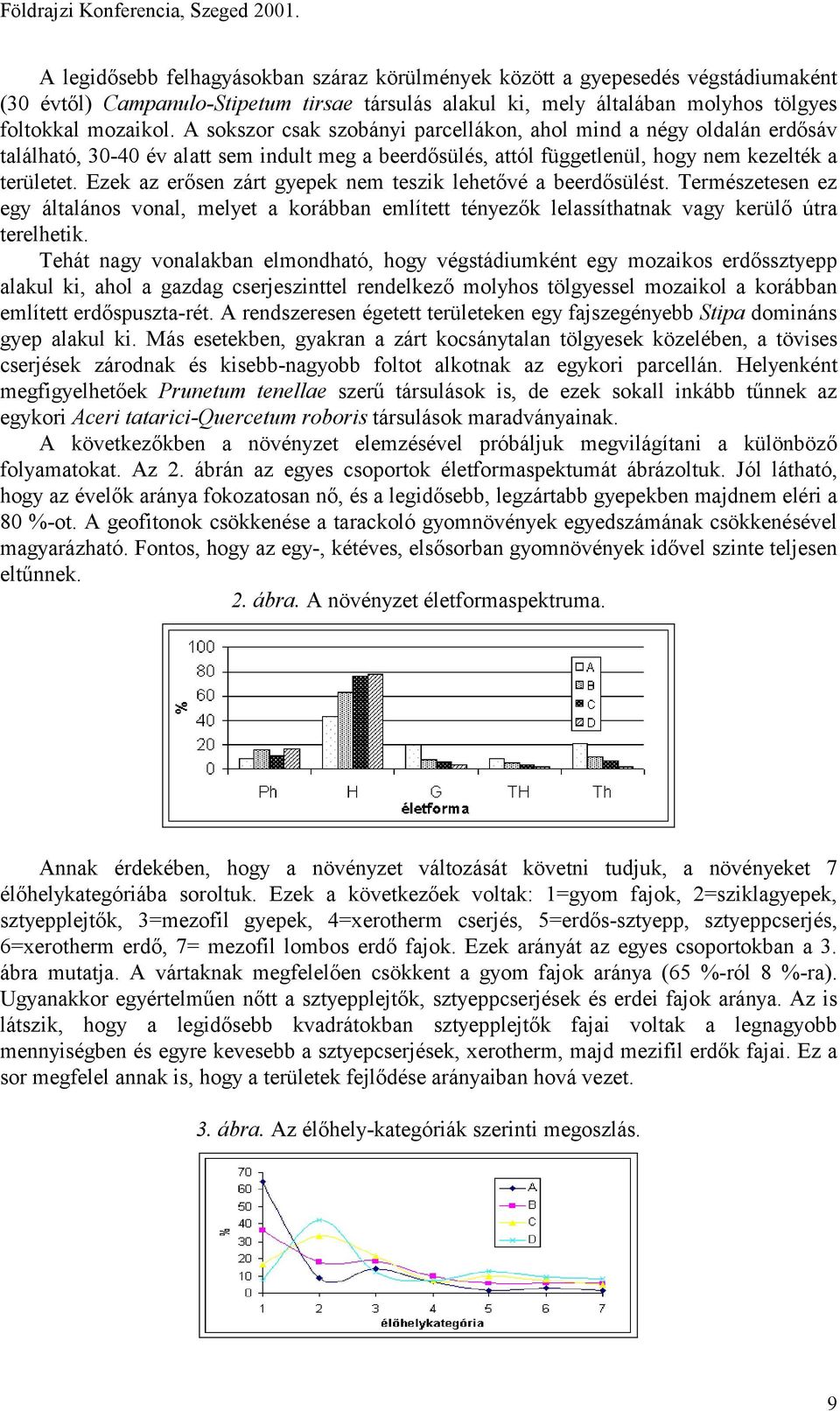 Ezek az erősen zárt gyepek nem teszik lehetővé a beerdősülést. Természetesen ez egy általános vonal, melyet a korábban említett tényezők lelassíthatnak vagy kerülő útra terelhetik.