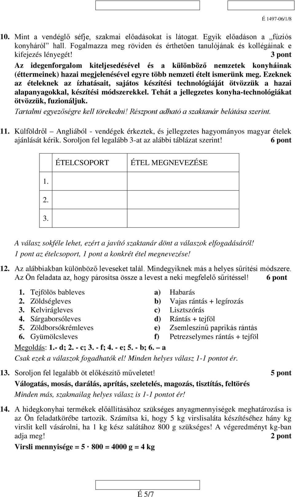 Ezeknek az ételeknek az ízhatásait, sajátos készítési technológiáját ötvözzük a hazai alapanyagokkal, készítési módszerekkel. Tehát a jellegzetes konyha-technológiákat ötvözzük, fuzionáljuk.