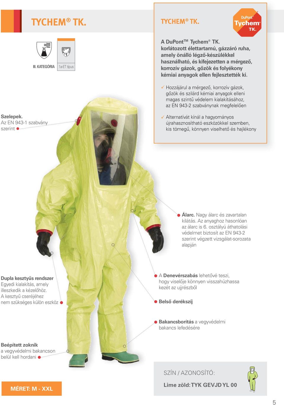 DUPONT PERSONAL PROTECTION. Tyvek. ProShield. Tychem. Termékkatalógus - PDF  Free Download