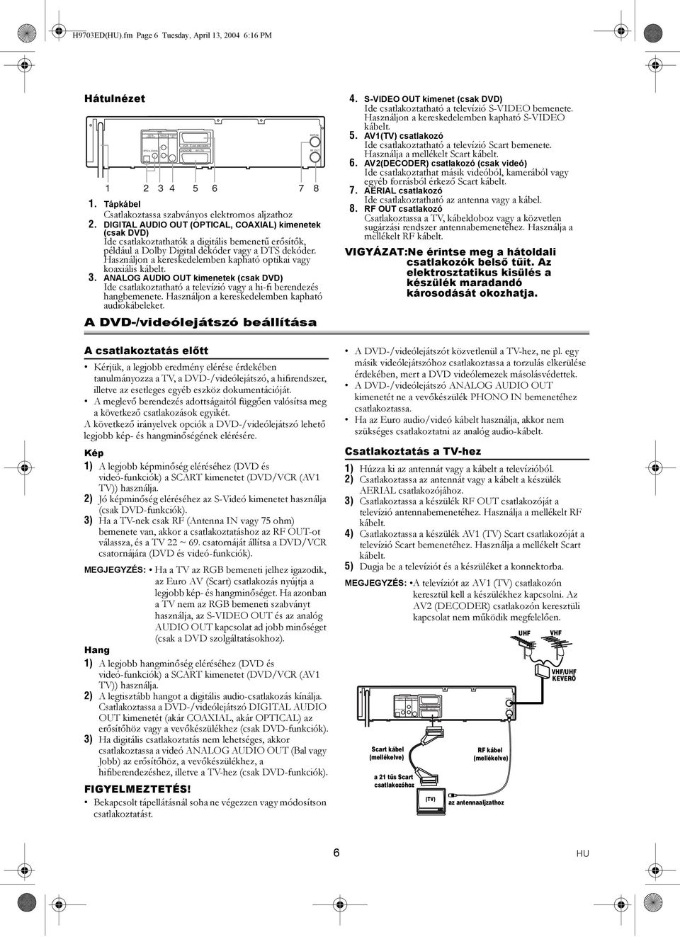 Tápkábel Csatlakoztassa szabványos elektromos aljzathoz 2.