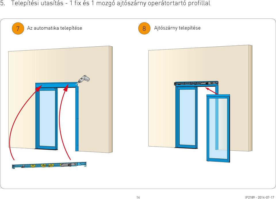 profillal 7 Az automatika telepítése