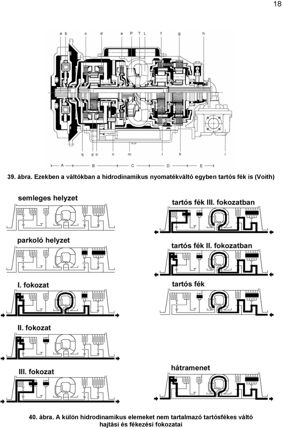nyomatékváltó egyben tartós fék is (Voith) 40.