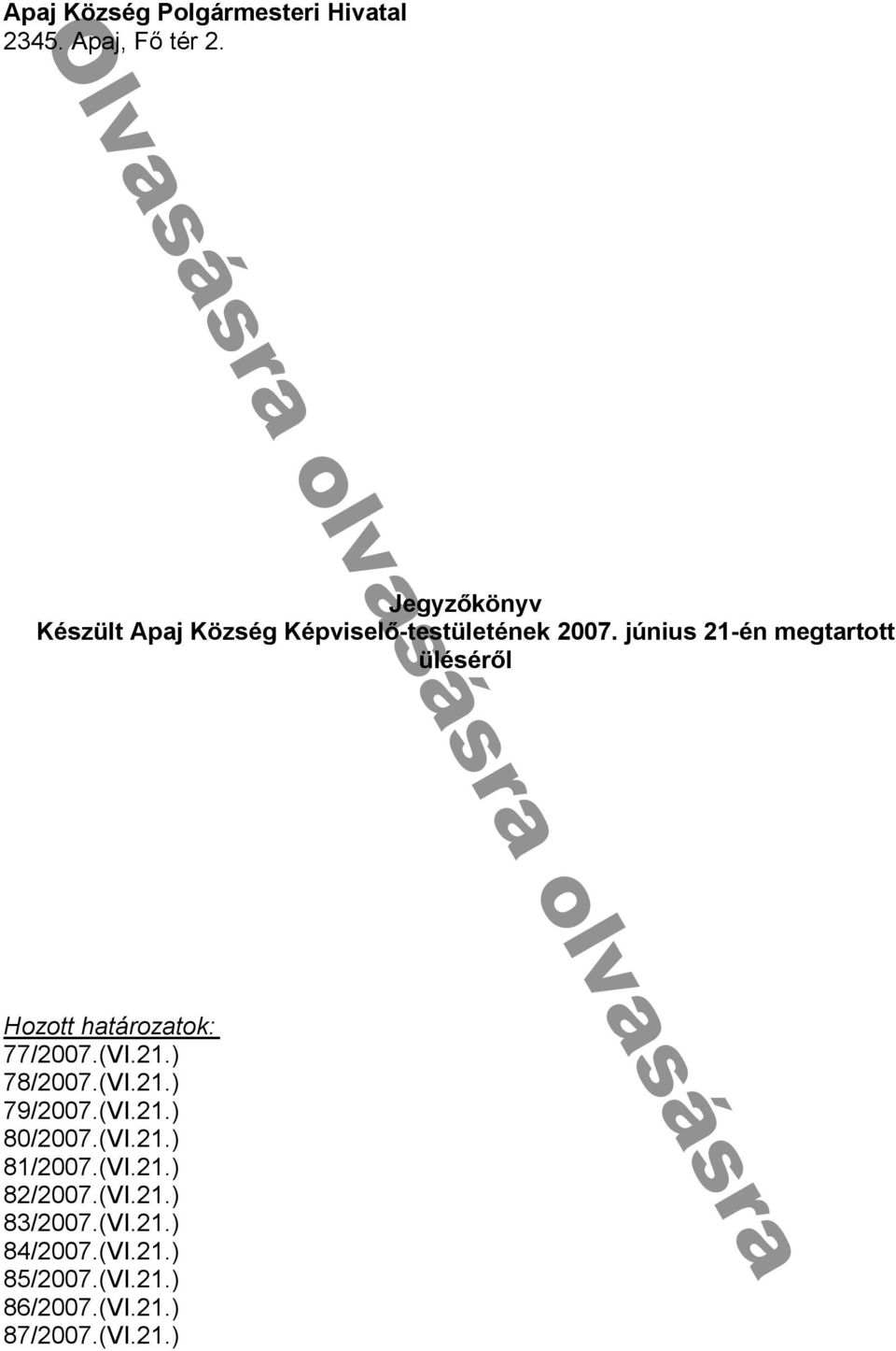 (VI 1 ) 80/ 007 (VI 1 ) 81/ 007 (VI 1 ) 8 / 007 (VI 1 )