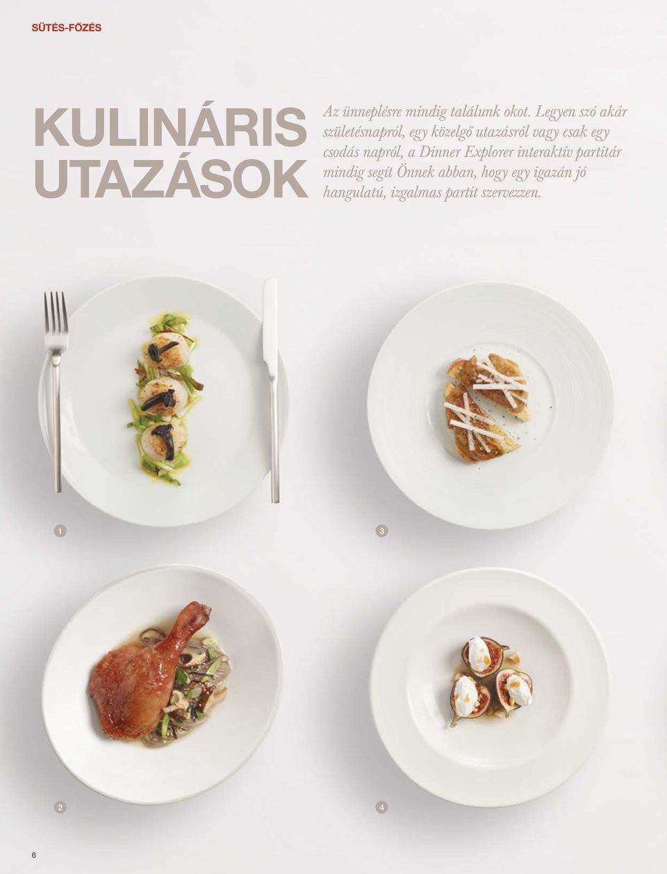 csodás napról, a Dinner Explorer interaktív partitár mindig segít