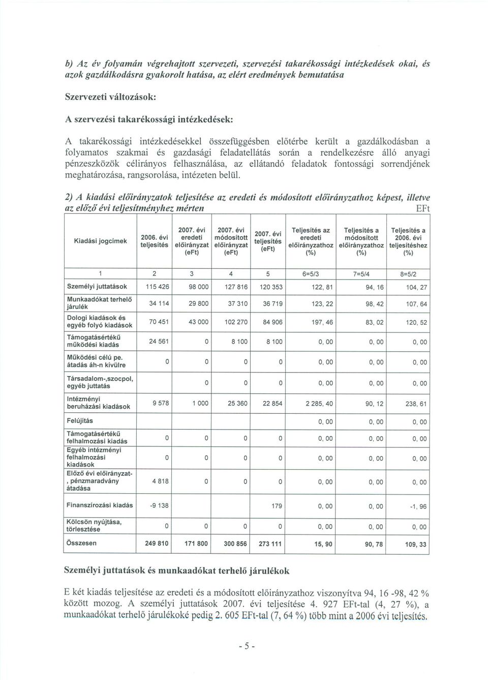 pénzeszközök célirányos felhasználása, az ellátandó feladatok fontossági sorrendjének meghatározása, rangsorolása, intézeten belül.
