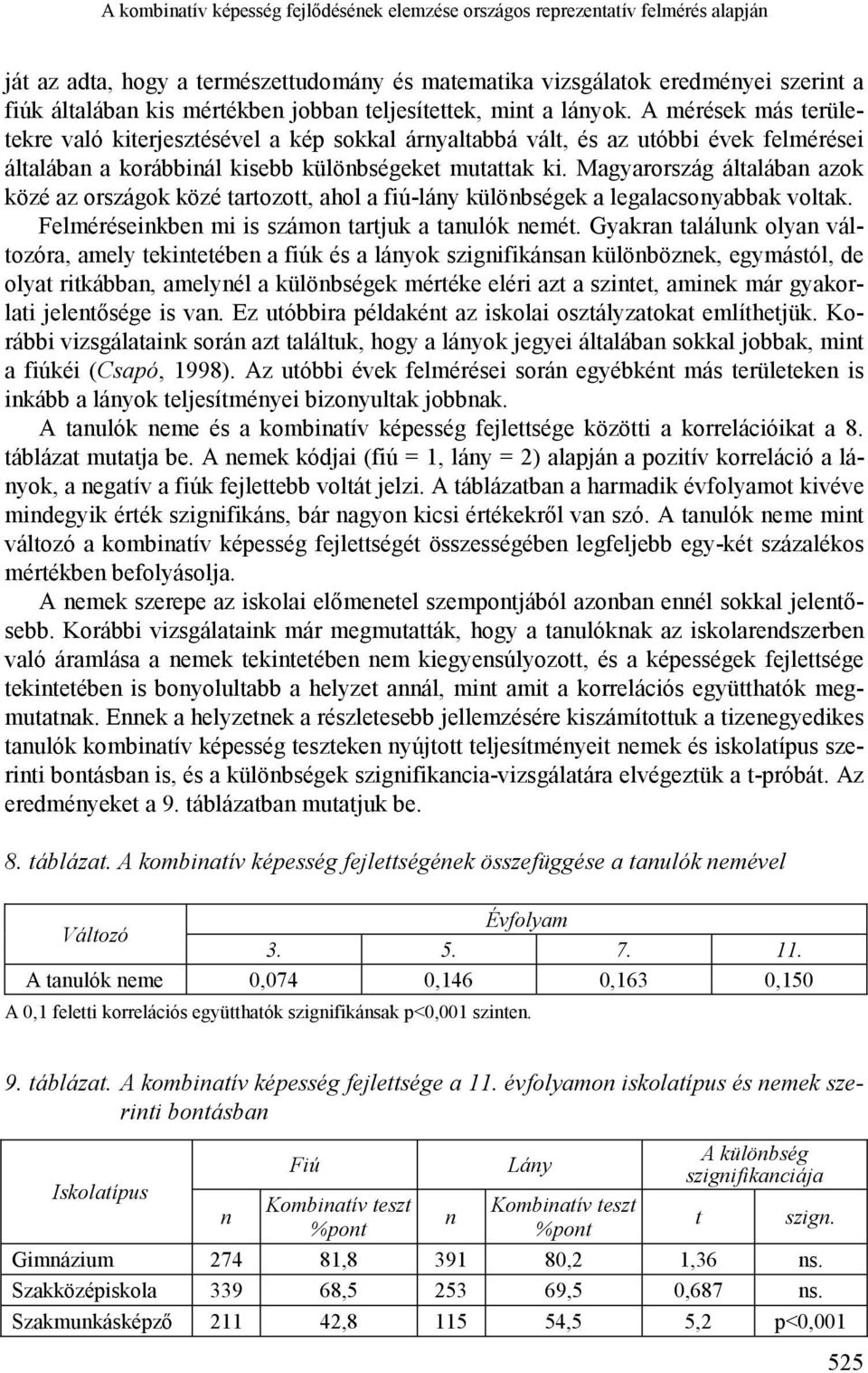 A mérések más területekre való kiterjesztésével a kép sokkal árnyaltabbá vált, és az utóbbi évek felmérései általában a korábbinál kisebb különbségeket mutattak ki.