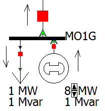 Függelék I. I(k,m)=(Uj(k,melyk)-Uj(m,melyk))*Ybus_2(k,m); end end Az ágáramok megvannak, azonban szükség van a kndulás állapotban lévő áramok értékere s.