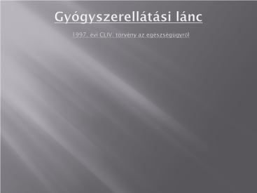 hatósági mőködési engedély Gyógyszergyár Gyógyszer-nagykereskedelem gyógyszertár A gyógyszergyártási engedély jogosultjának biztosítania kell, hogy az általa gyártott termékek megfelelıek legyenek