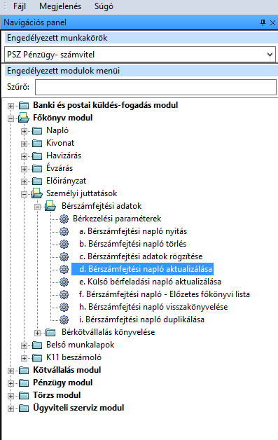 A listát egyeztessük a Finanszírozási Összesítőhöz, illetve egyéb analitikákhoz! 8.