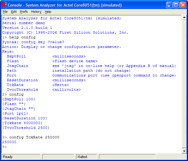 A mérések azt mutatták, hogy a debugger 2 ms körüli időközönként küld a CPU felé olvasási (MEMPSRD) impulzusokat és a debuggerből kezdeményezett programmemória írásánál is ilyen időközökkel érkeznek