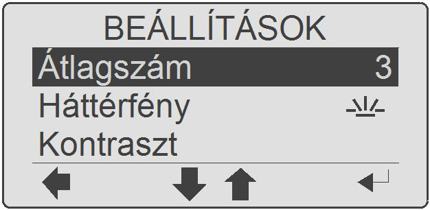 Használat HU EGYSÉG Válassza ki a kívánt súly (kg/hl vagy ft/véka) és hőmérsékleti egységeket (Celsius or Fahrenheit).