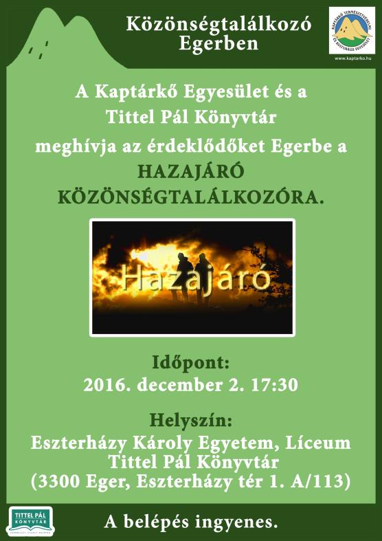 Kaptárkő Egyesület havi hírlevele - december - Decemberben mindig alkalmunk nyílik arra, hogy visszagondoljunk az adott év eseményeire.