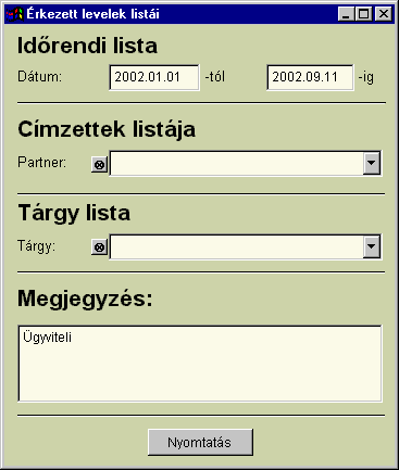 3.3 Lekérdezések A munkánk során rögzített adatok közül gyakran gyorsan kell előkeresnünk egy adott feltételnek megfelelő adatsort, tételt.